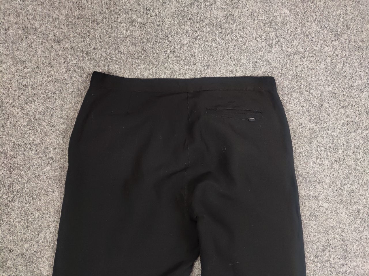 Freitag Freitag E152 Female Linen Blend Black Ankle Pants Size 30" / US 8 / IT 44 - 8 Thumbnail