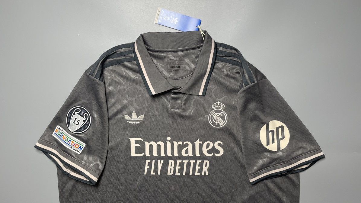 Adidas REAL MADRID ADIDAS 2024/2025 SOCCER THIRD JERSEY #21 BRAHIM Size US XXL / EU 58 / 5 - 3 Thumbnail