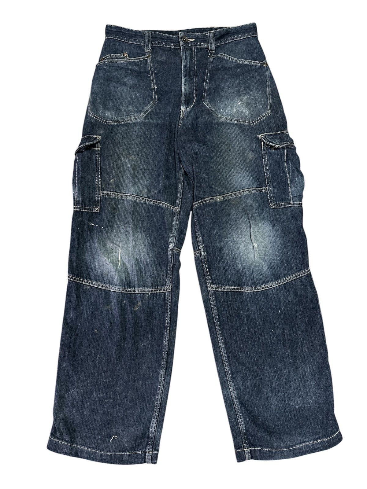 Japanese Brand Evenriver Multipocket Distress Denim . Size US 32 / EU 48 - 1 Thumbnail