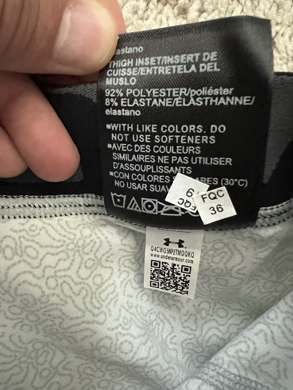 Under Armour Under Armour Cold Gear Camo Printed Leggings Size US 30 / EU 46 - 7 Thumbnail