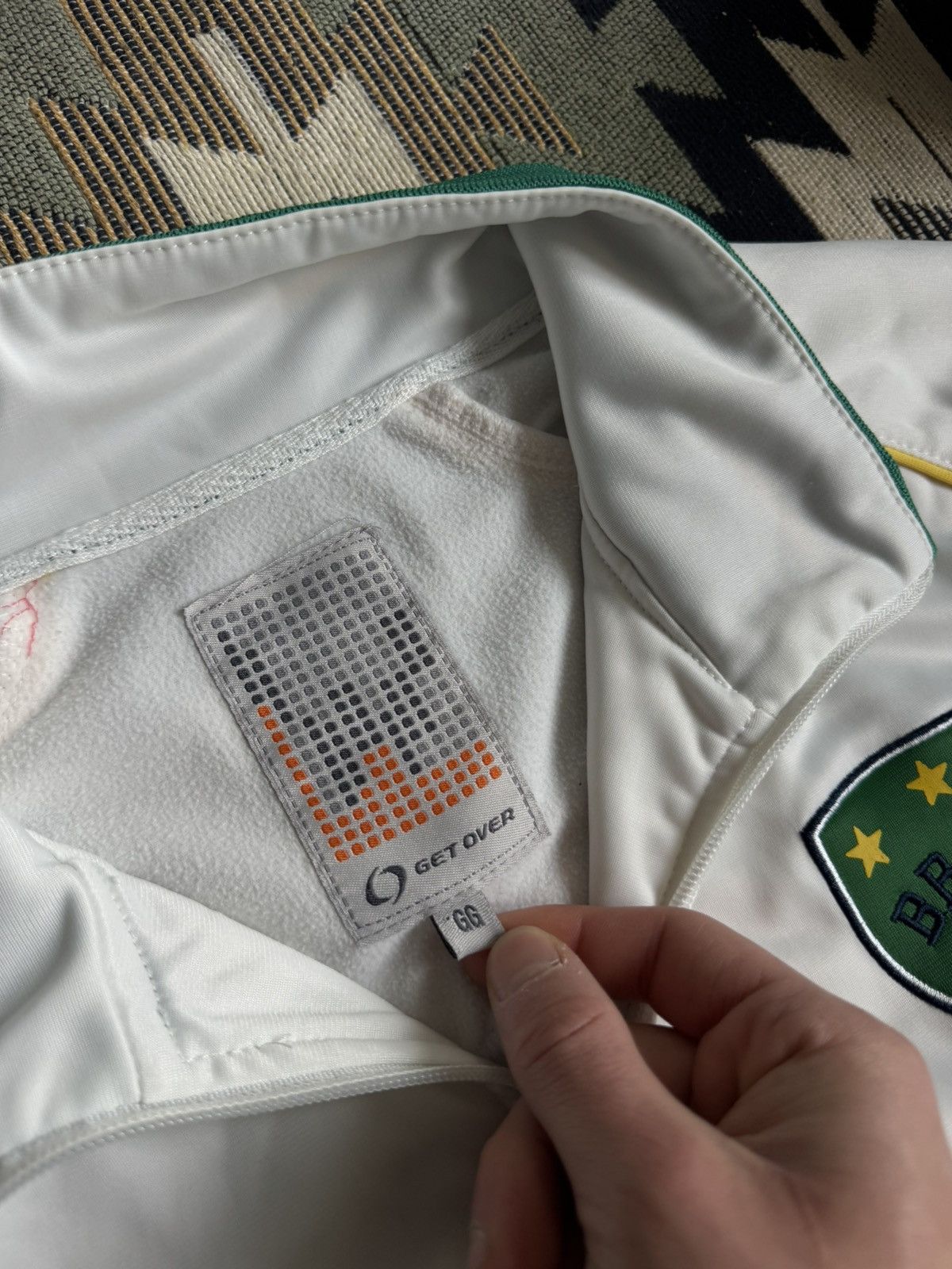 Vintage Vintage Brazil Blockcore Y2K Track Top Jacket Size US XL / EU 56 / 4 - 14 Thumbnail