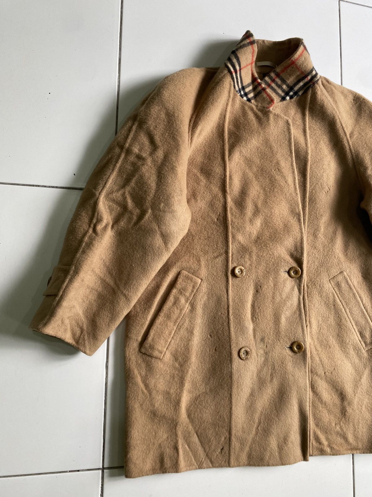 Burberry Burberry Nova check Wool Brown Coats Size US M / EU 48-50 / 2 - 3 Thumbnail