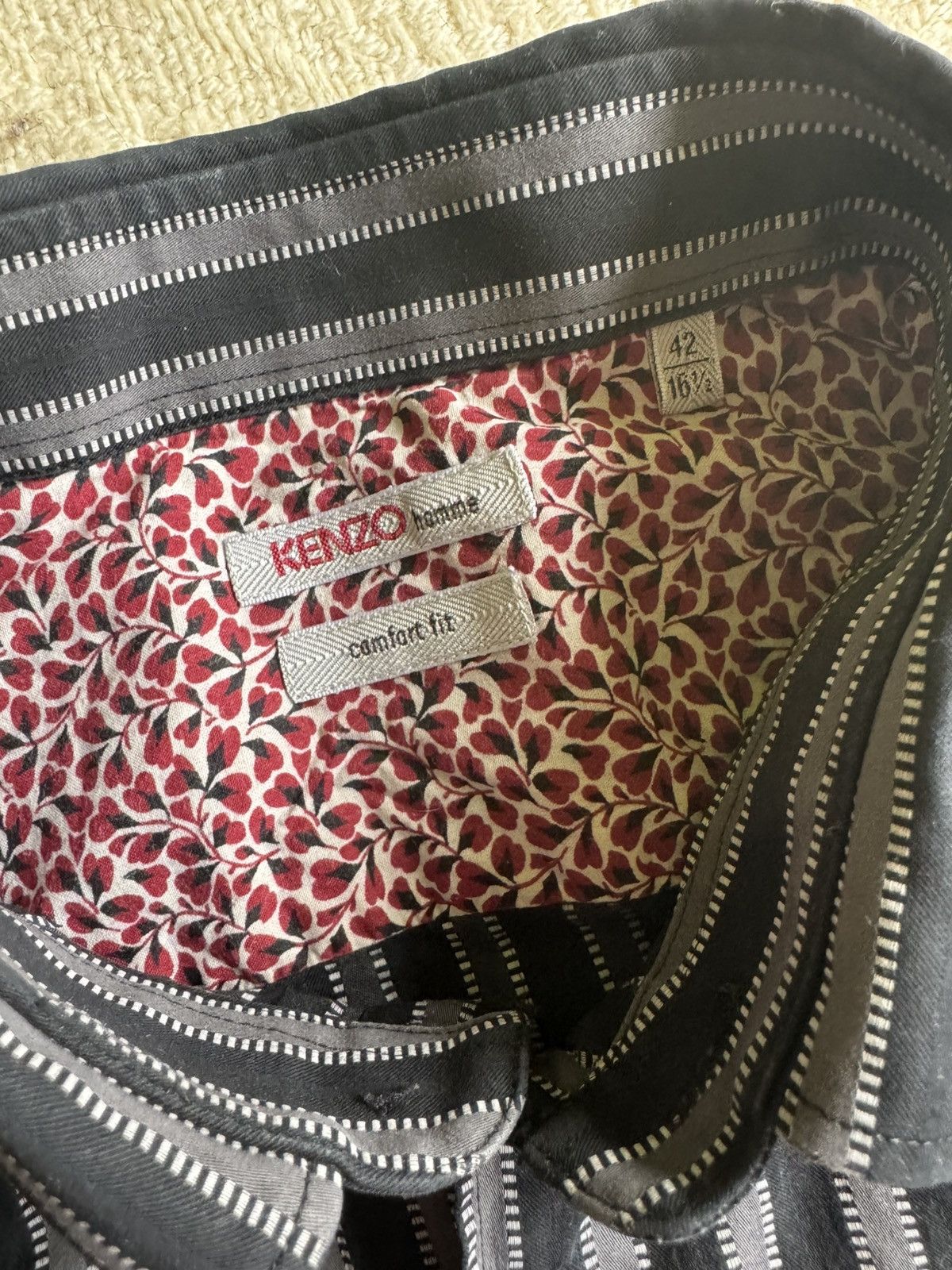 Kenzo Kenzo Home striped y2k shirt Size US L / EU 52-54 / 3 - 3 Thumbnail