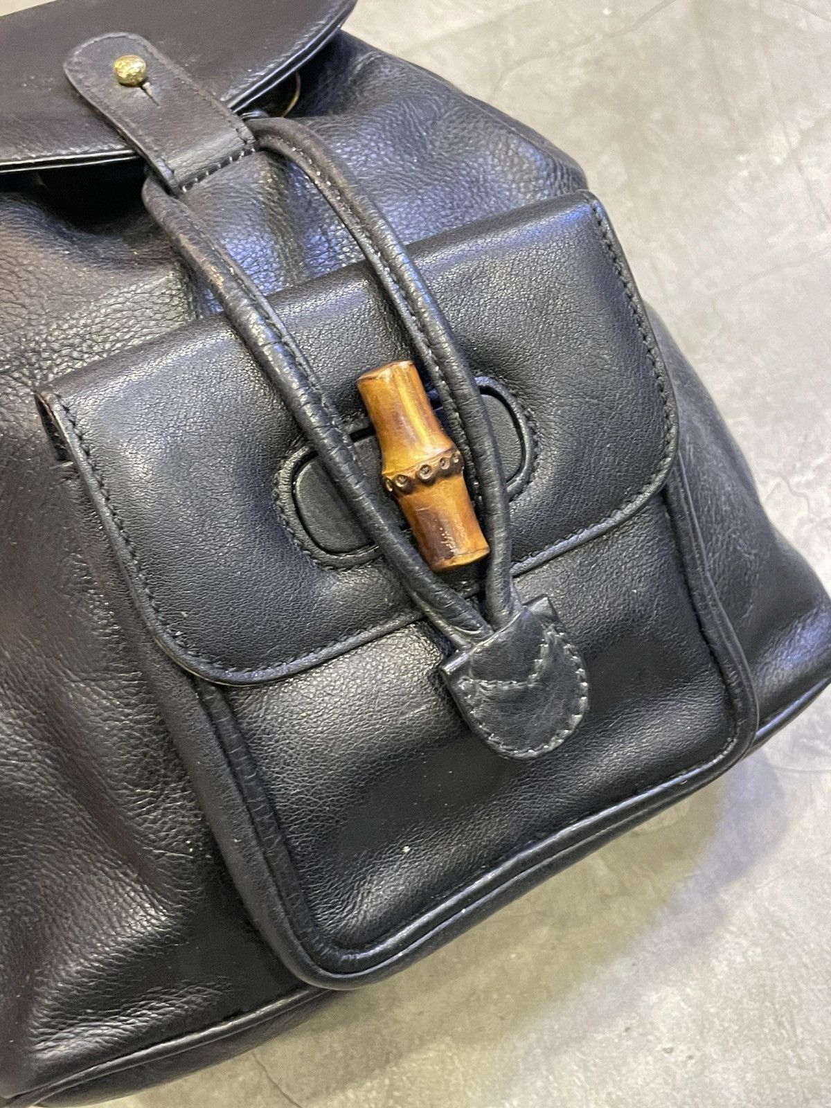 Gucci Gucci Bamboo Tassel Oval leather backpack Size ONE SIZE - 9 Thumbnail