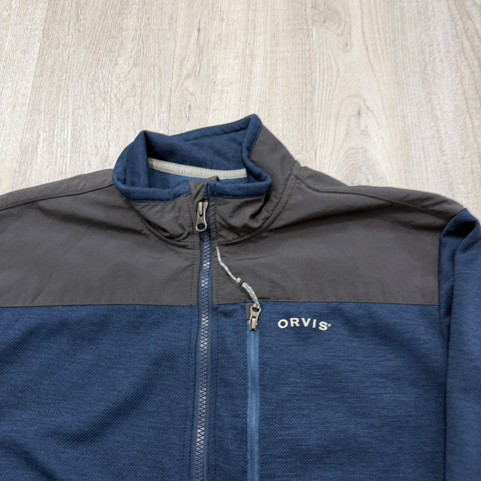 Orvis Orvis Bonded Mesh Full Zip Fleece Jacket Men's Medium Blue Size US M / EU 48-50 / 2 - 3 Thumbnail