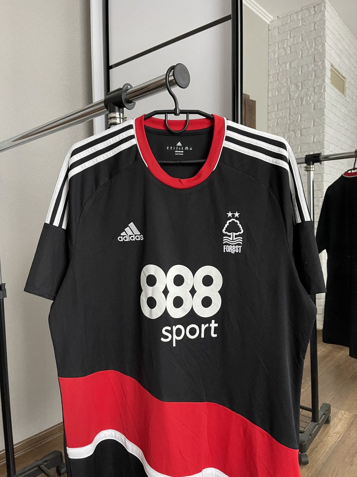 Adidas 2016/2017 Adidas Nottingham Forest Soccer Jersey T-Shirt Size US XL / EU 56 / 4 - 5 Thumbnail