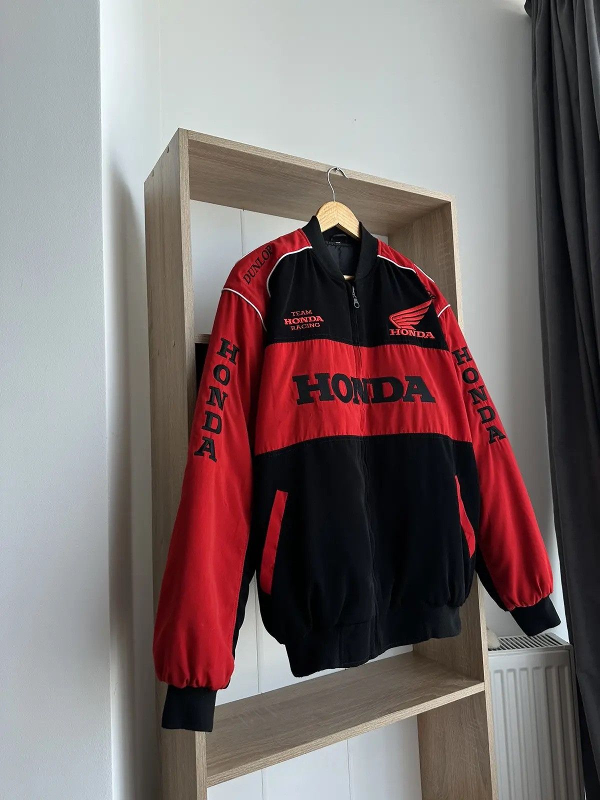 Honda × Vintage Vintage Honda Red Racing Formula Uno Jacket Size US M / EU 48-50 / 2 - 6 Thumbnail