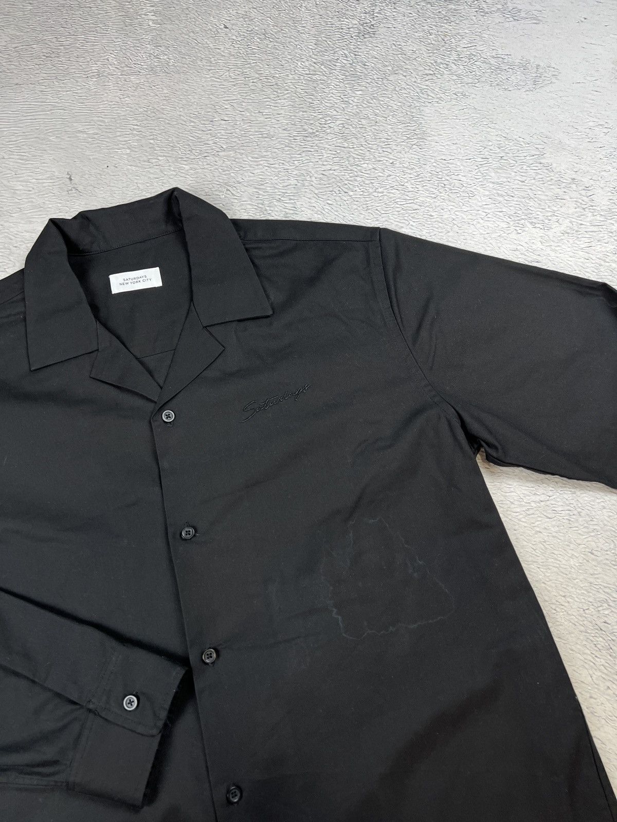 Saturdays NYC Saturdays NYC - Marco Script LS Shirt Size US L / EU 52-54 / 3 - 6 Thumbnail