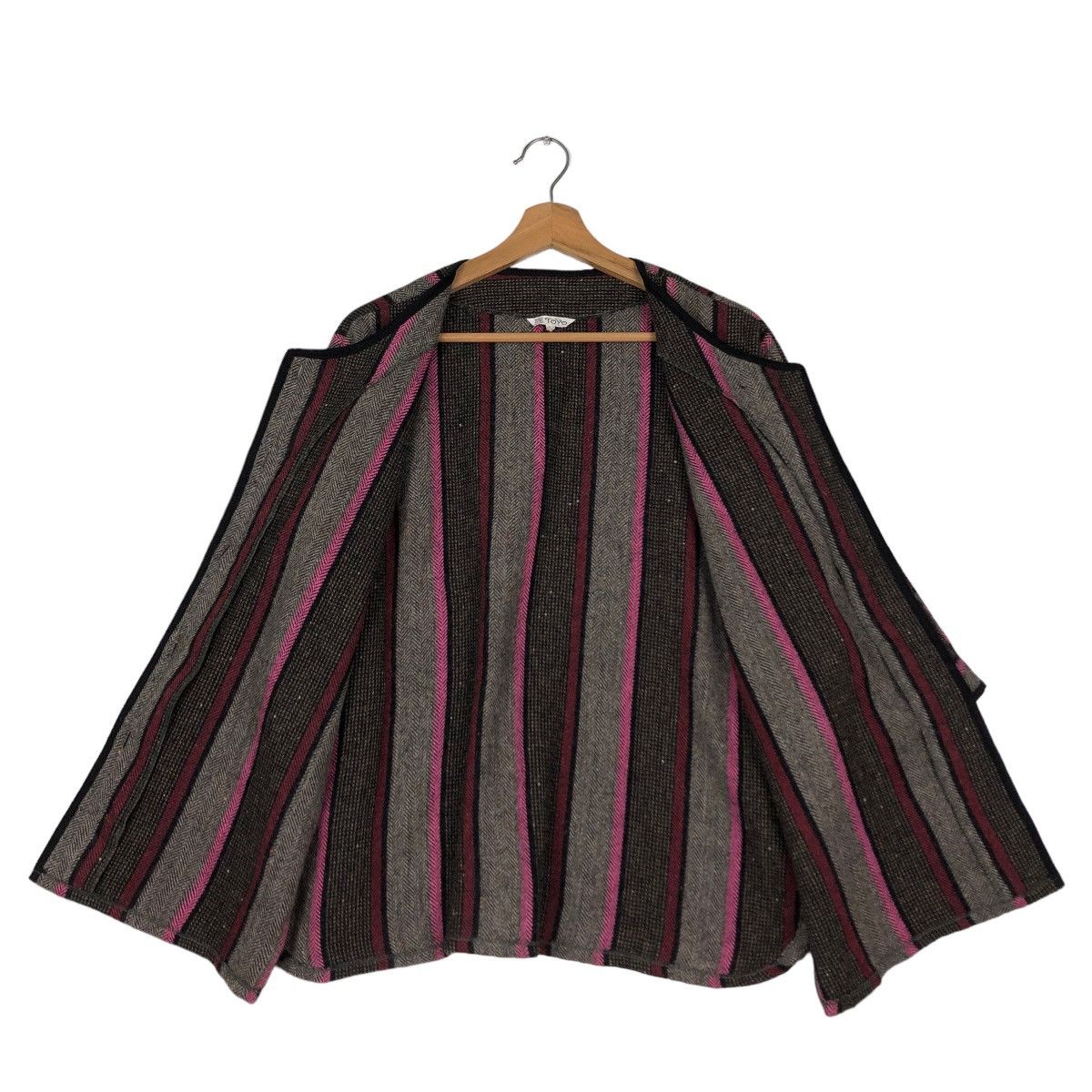 Japanese Brand 🔥Vintage Striped Jacket Hoodie Toyo Japan Inspire Kapital Size US M / EU 48-50 / 2 - 12 Thumbnail