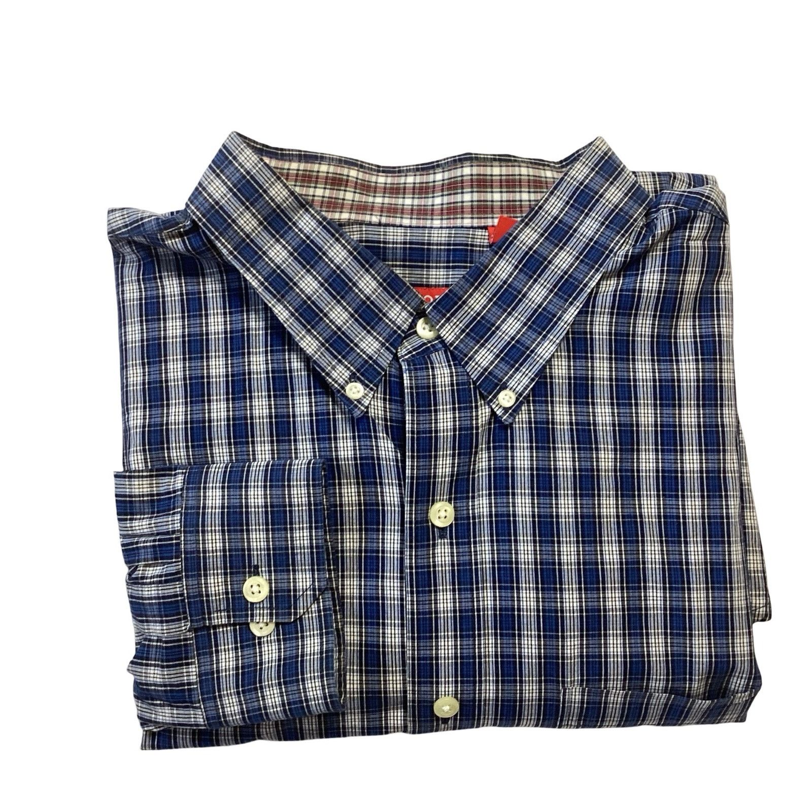 Izod IZOD Gingham Print Button Down Size US XXL / EU 58 / 5 - 1 Thumbnail