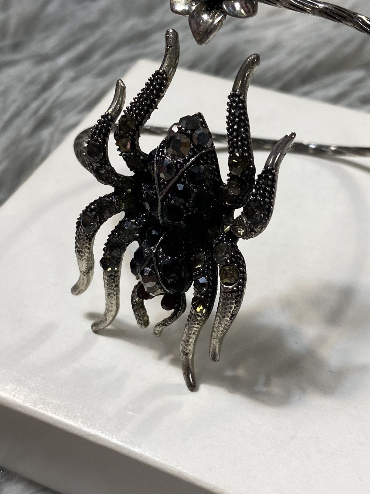 Jewelry Bold Spider Bracelet - Gothic Statement Size ONE SIZE - 5 Thumbnail
