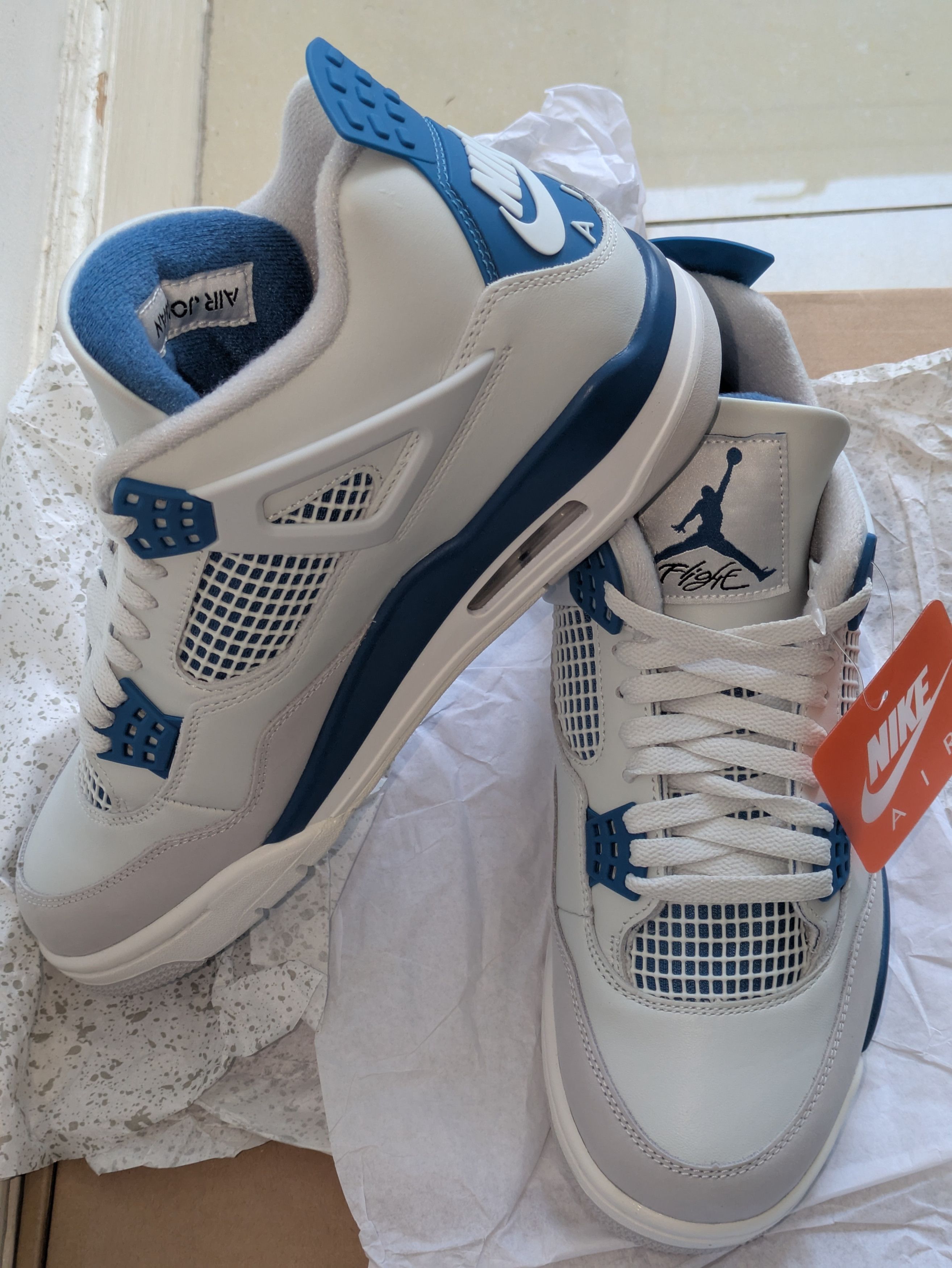 Jordan Brand Air Jordan 4 Retro 'Military Blue' Size US 10 / EU 43 - 9 Thumbnail