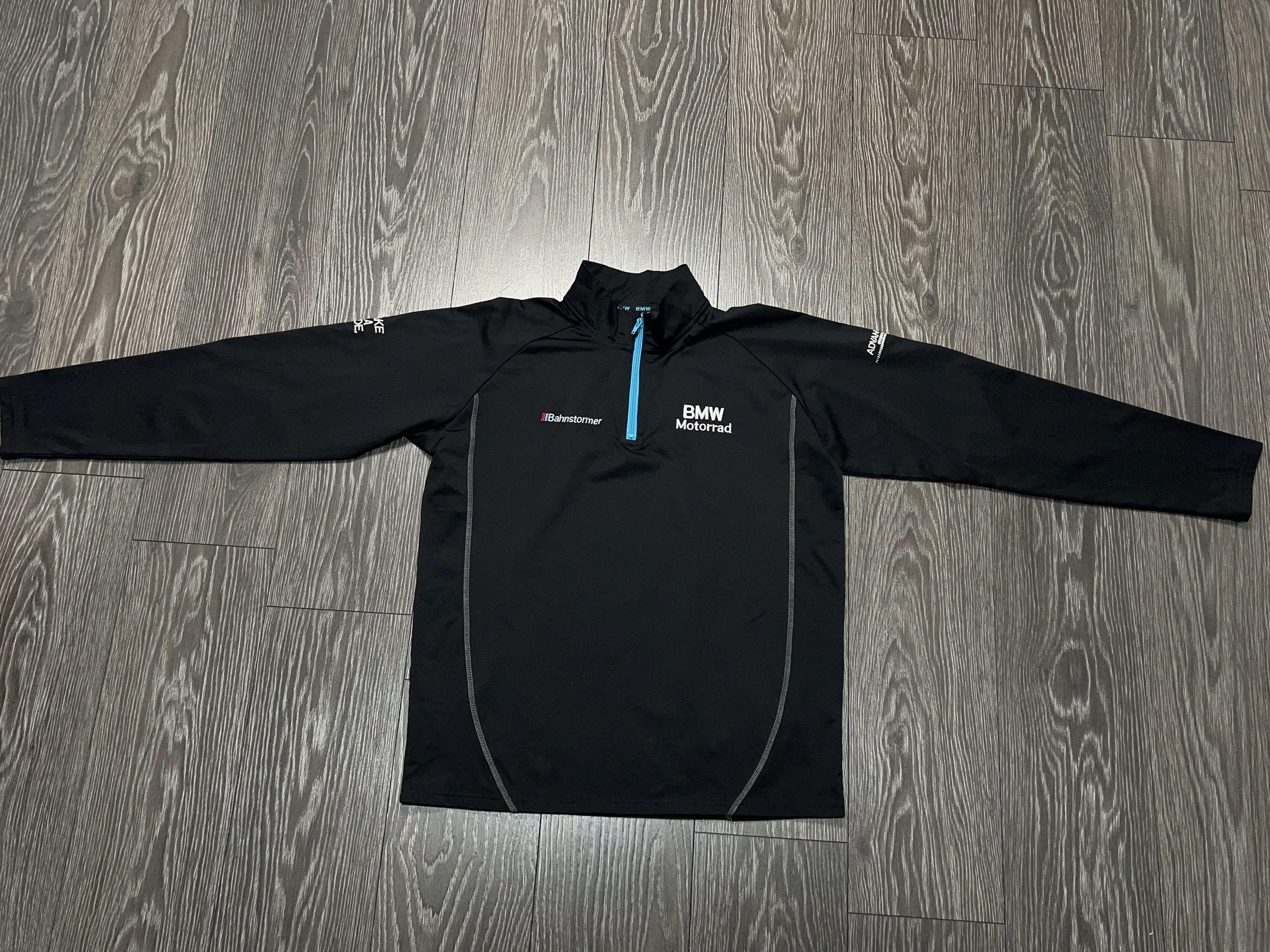 BMW BMW Motorrad Moto Bahnstormer Zip Embroidery Long Sleeve Size US L / EU 52-54 / 3 - 4 Thumbnail