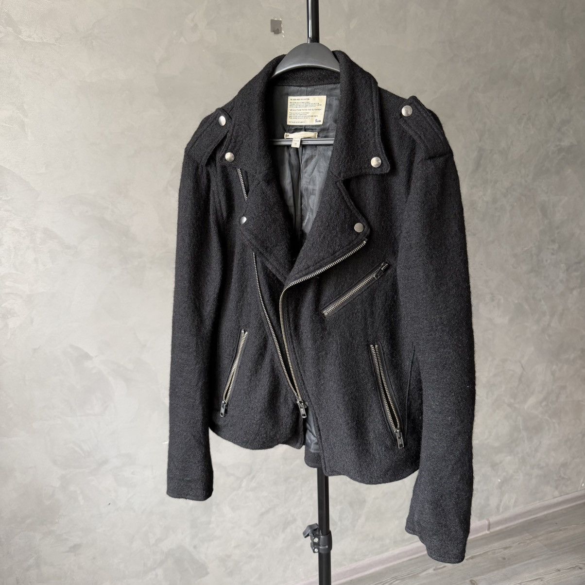 5cm 5cm Five cm Wool Biker Avantgarde Jacket Size US M / EU 48-50 / 2 - 8 Thumbnail