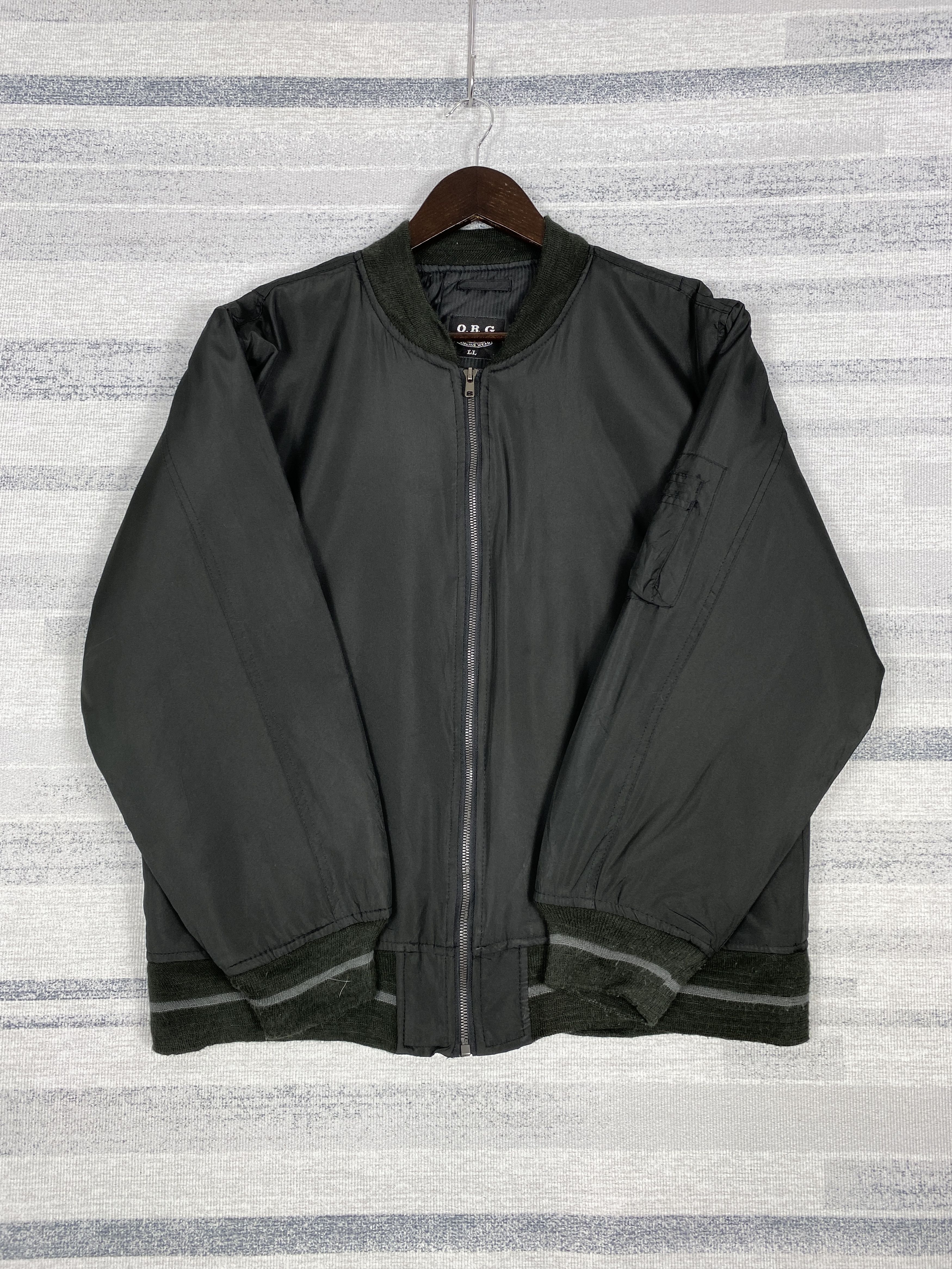 Japanese Brand Vintage O.R.G Japanese Brand Bombers Jacket K0211 Size US L / EU 52-54 / 3 - 4 Thumbnail