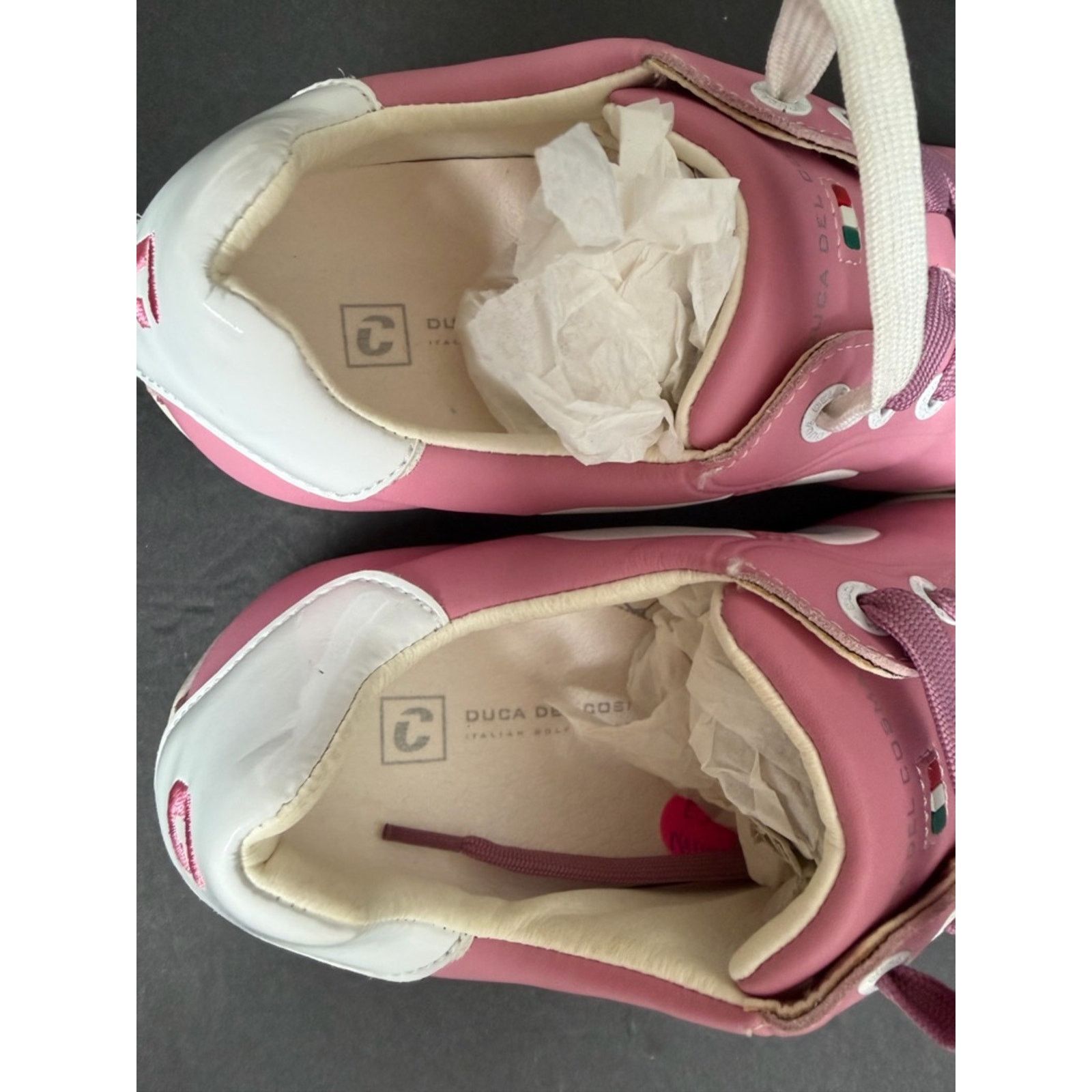 Other Duca Del Cosma Queenscup Pink/White Golf Shoes Size 5.5-6 Size US 6 / IT 36 - 7 Thumbnail