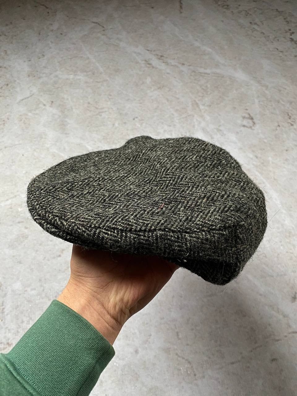 Harris Tweed Vintage 90s Harris Tweed Wool Cap Hat UK Size ONE SIZE - 2 Thumbnail
