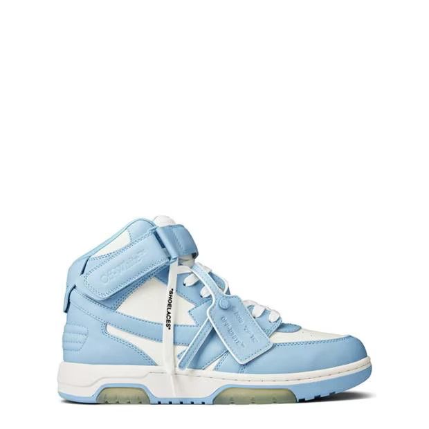 image of Off White O1G2R1Mq0524 Trainers In White & Blue Shoes in White/Blue, Men's (Size 11)