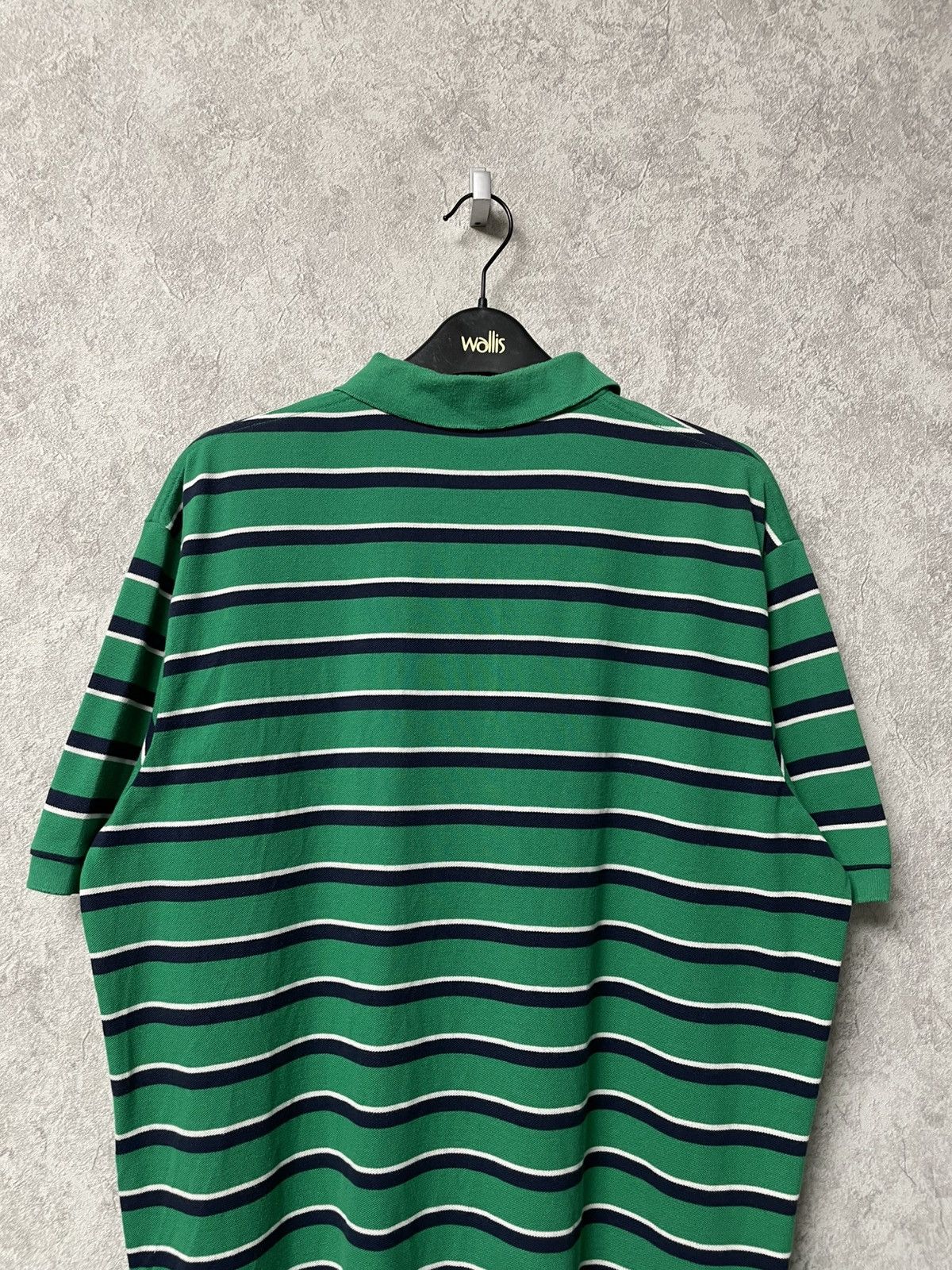 Polo Ralph Lauren Vintage Polo Ralph Lauren Green Striped Polo Shirt Y2K Size US L / EU 52-54 / 3 - 10 Thumbnail