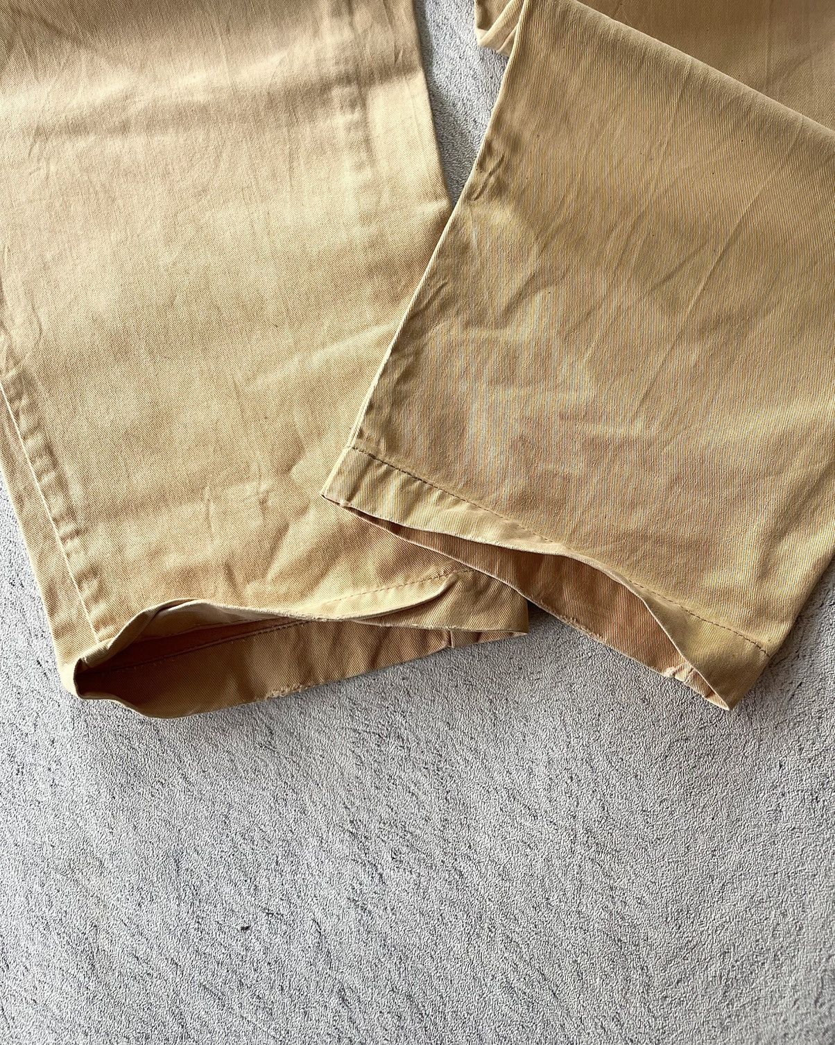RRL Ralph Lauren 90s RRL Khaki Chino Wide Leg Fit Size US 30 / EU 46 - 8 Thumbnail