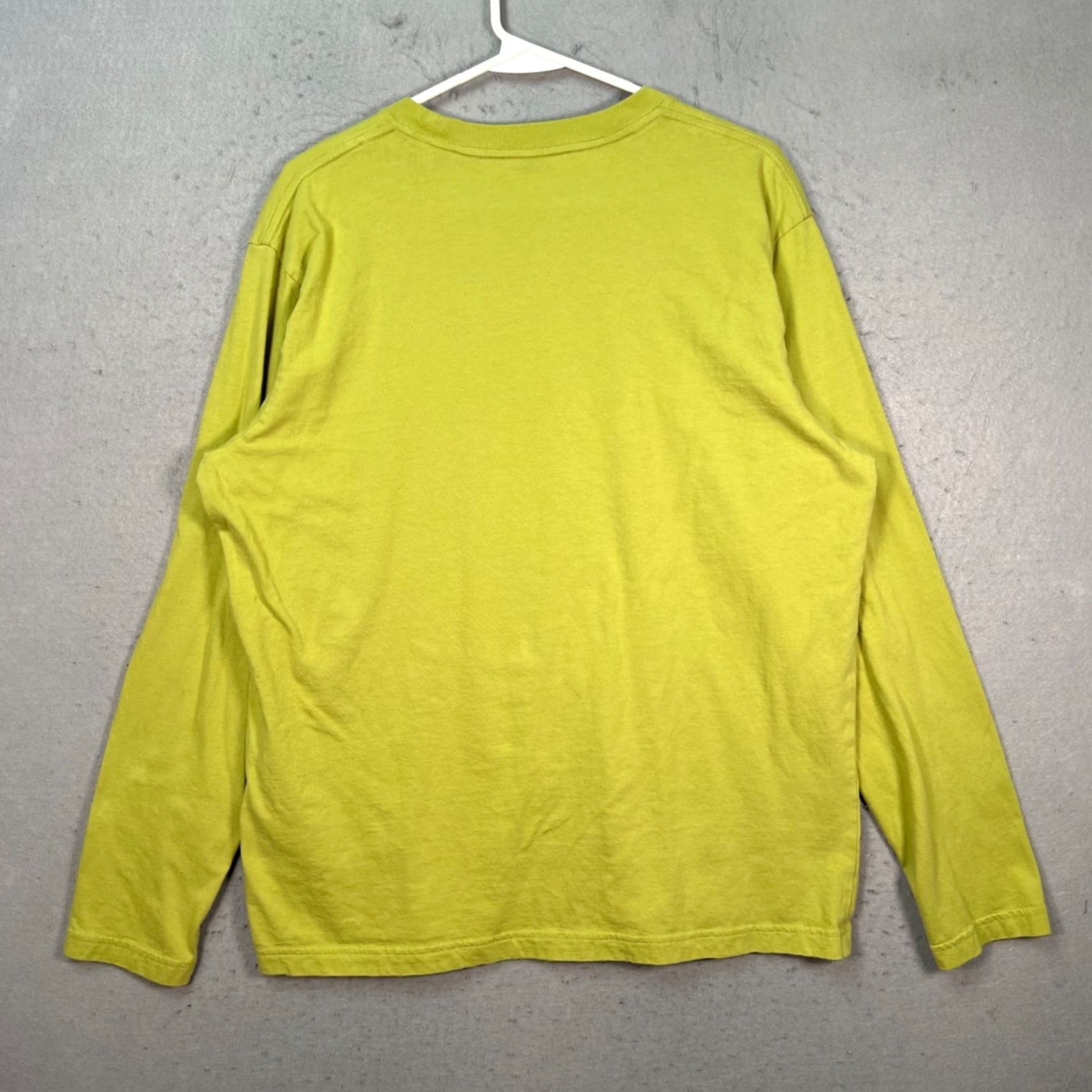 Muji VINTAGE Muji Womens XL Lime Green Long Sleeve T-Shirt 100% Cotton Casual Green Womens XL T-Shirt 90s? Size XL / US 12-14 / IT 48-50 - 2 Thumbnail