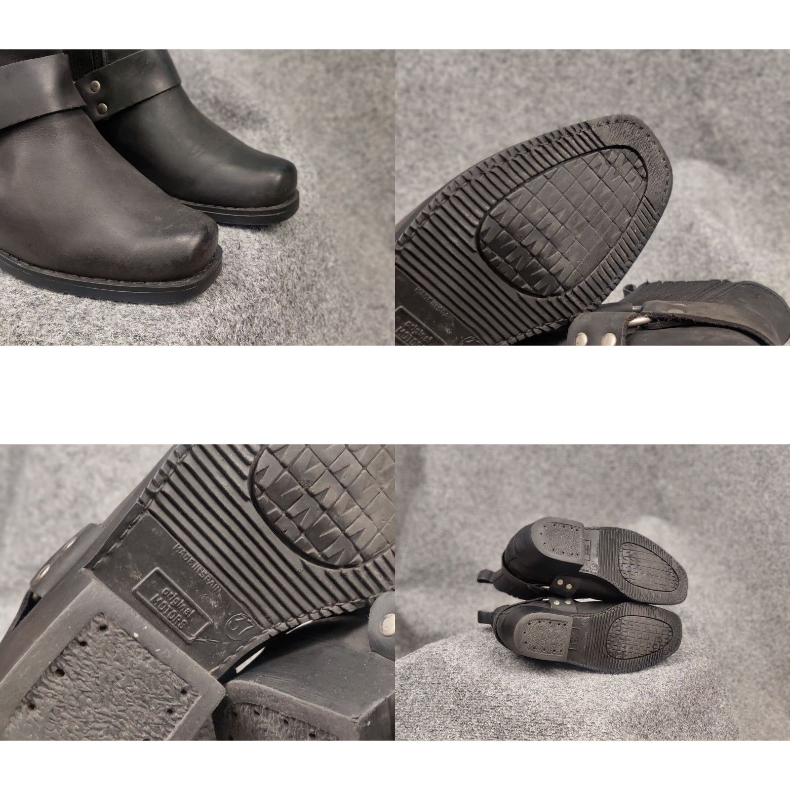 Vintage Kochmann Spain Design Western Ankle Black Leather Vintage Boots Women UK7/US7 Size US 7 / IT 37 - 10 Thumbnail