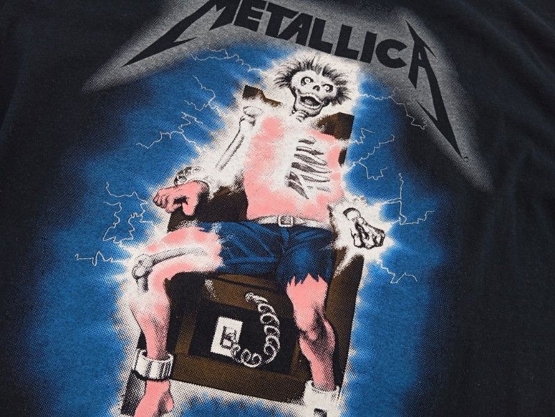 Metallica × Vintage 1994 Metallica Ride The Lightning ⚡ metal band tshirt 🎸 Size US M / EU 48-50 / 2 - 1 Thumbnail