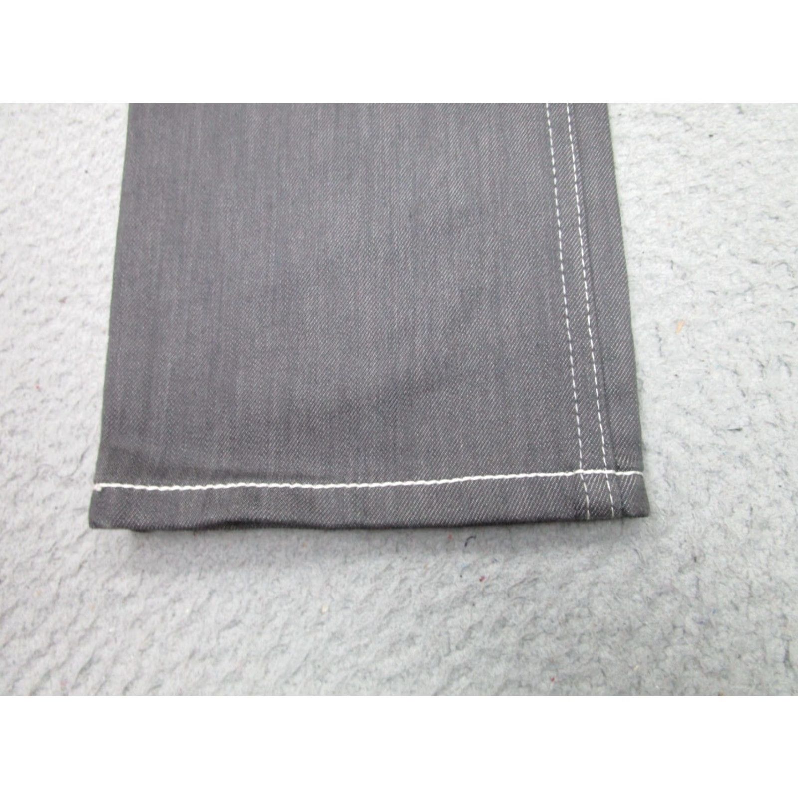 Wrangler Wrangler Jeans Mens 32x32 Gray Raw 2R Slim Straight Denim Pants Made in Poland Size US 32 / EU 48 - 3 Thumbnail