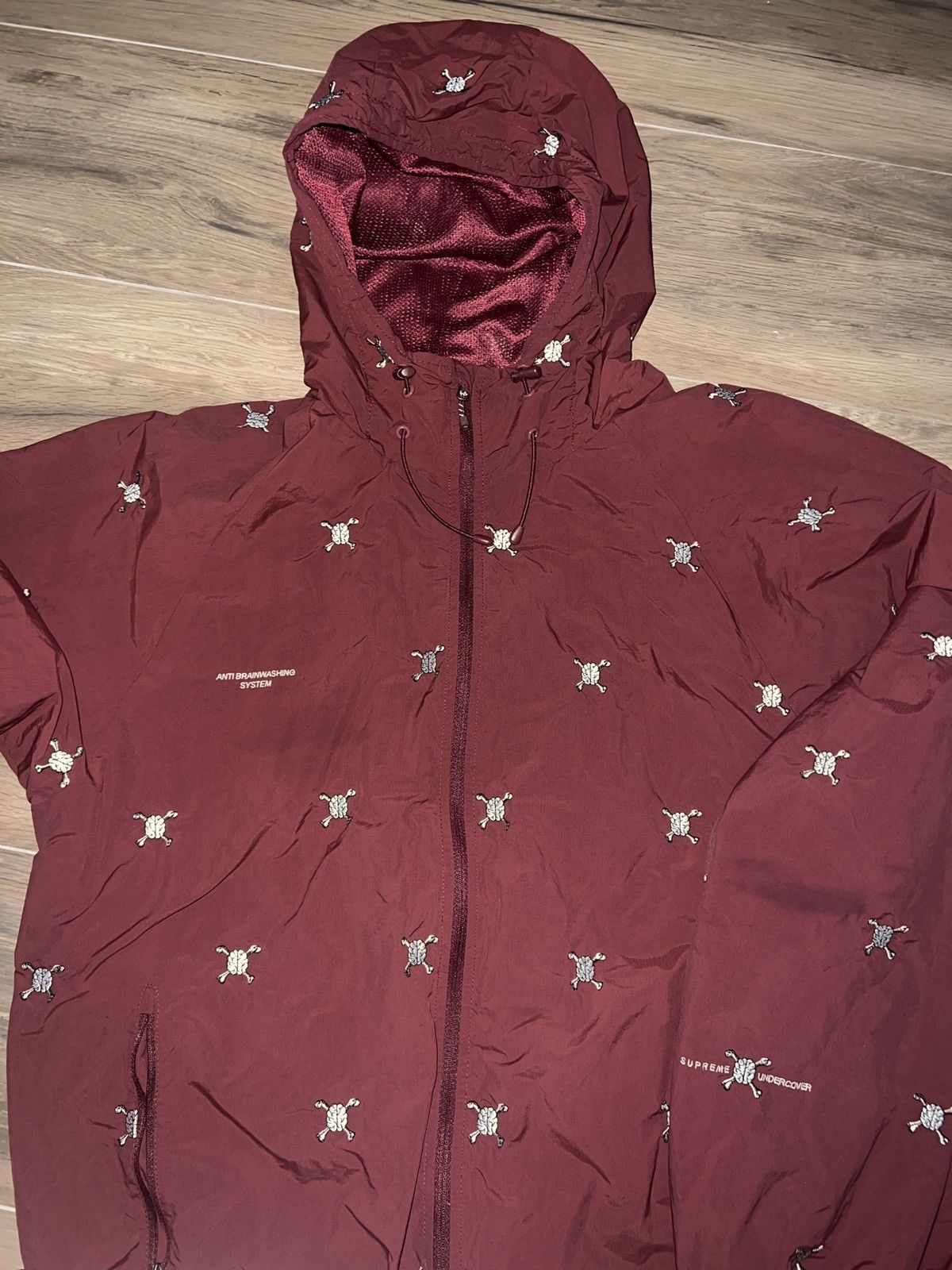 Supreme × Undercover Burgundy Track Jacket | Grailed 