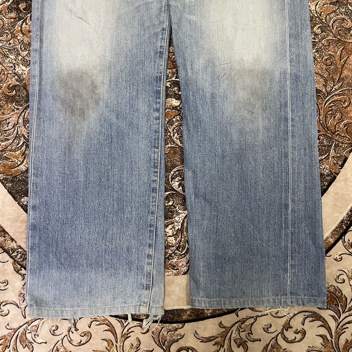 Edwin 🔥Vintage Edwin 502 Stoned Washed Ripped Slevedge Denim Jeans Size US 34 / EU 50 - 3 Thumbnail