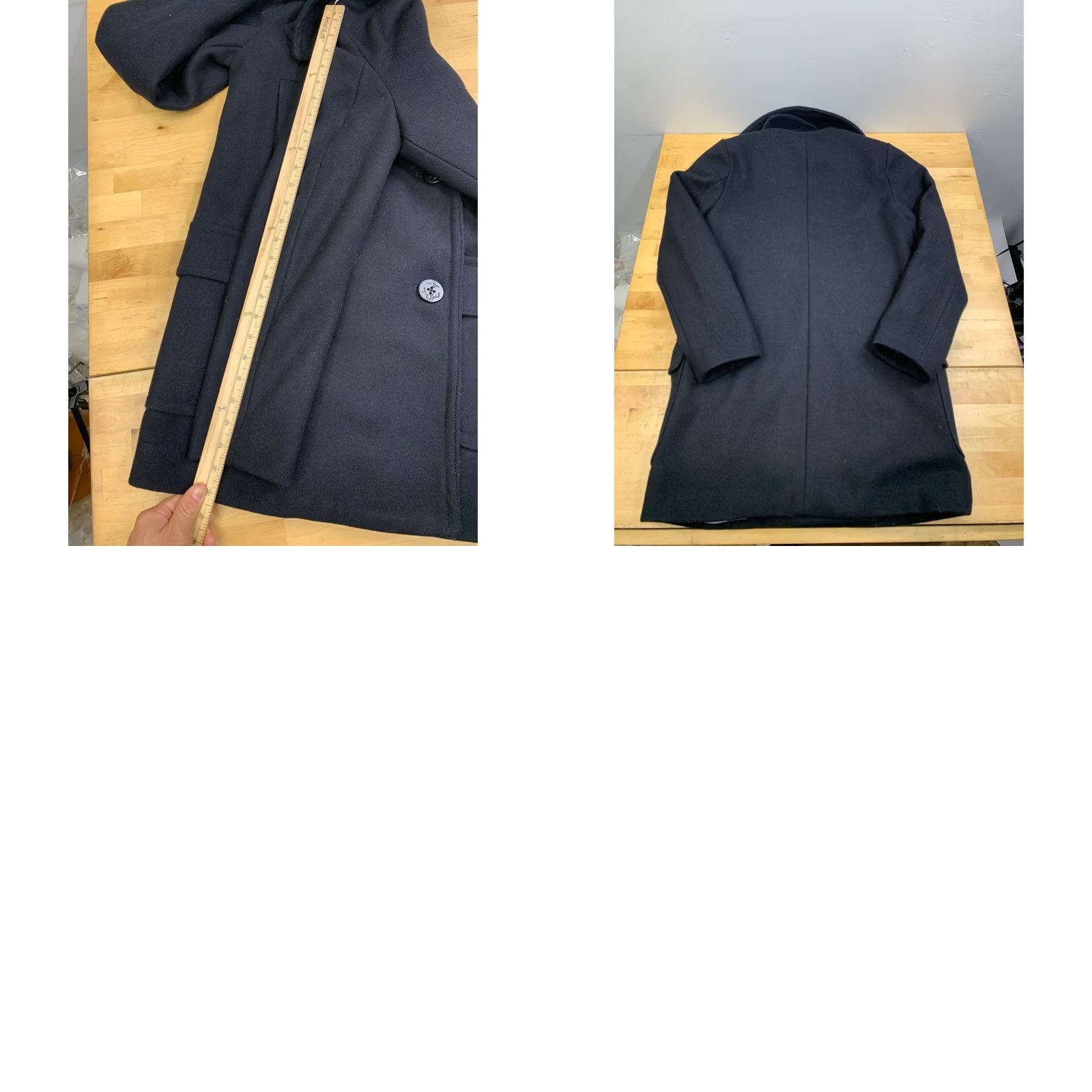 Gap Gap Pea Coat Wool Blend Mens M Long True Navy Blue 12774 Size US M / EU 48-50 / 2 - 8 Thumbnail