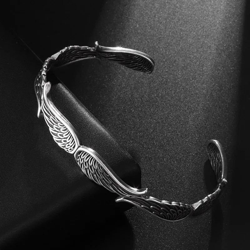 Jewelry Retro Angel Wings Bracelet Size ONE SIZE - 3 Thumbnail
