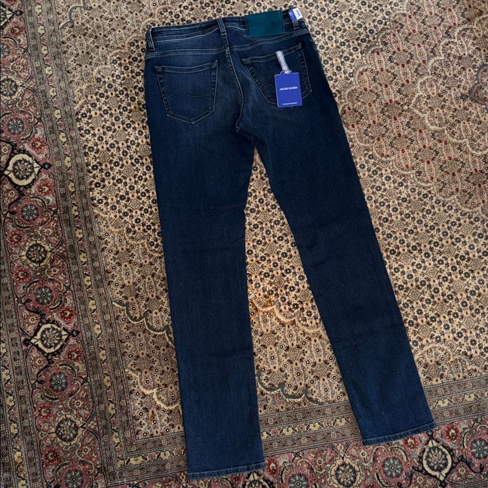 Jacob Cohen Jacob Cohen Men's Deep Indigo Slim Jeans Size 31 Size US 31 - 12 Thumbnail