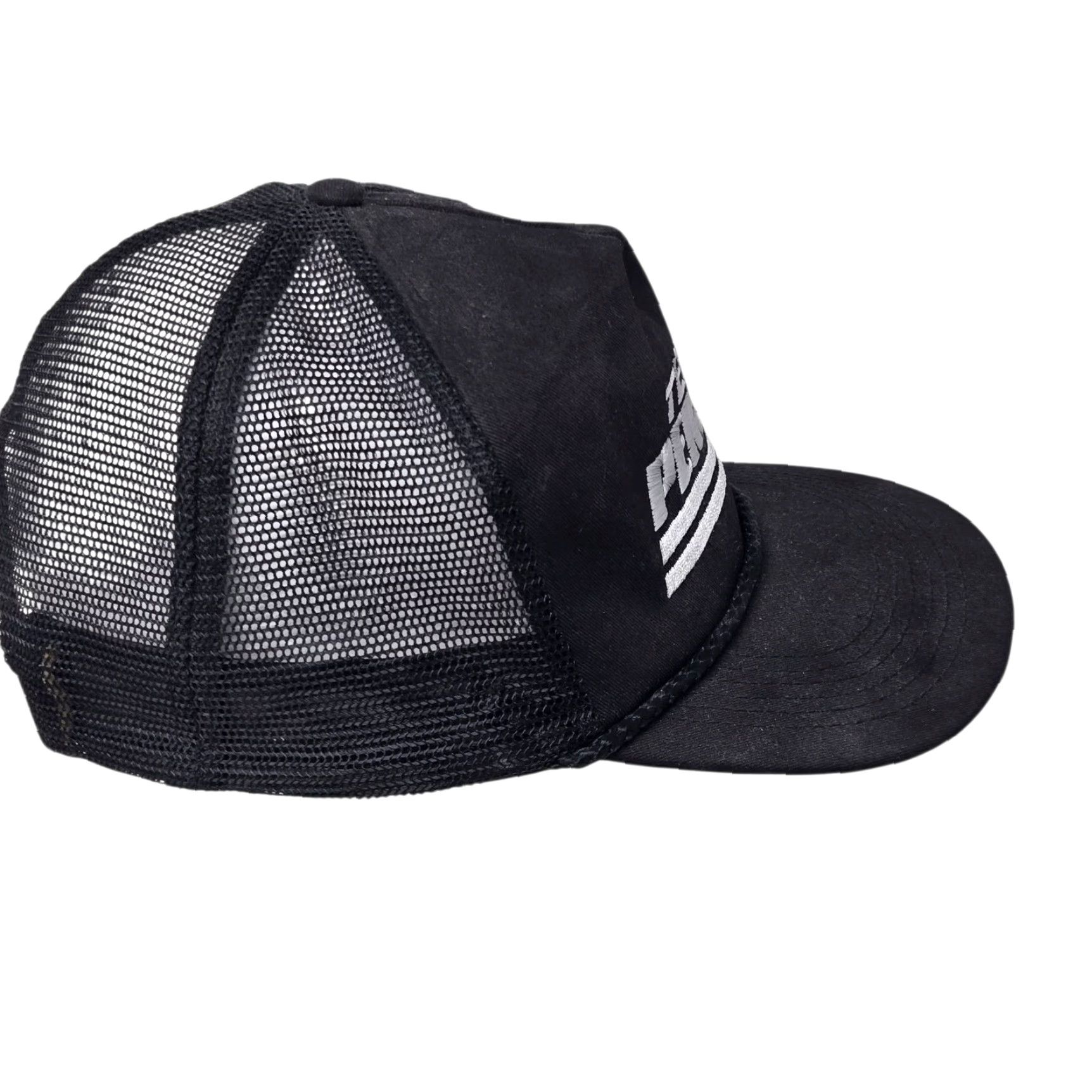 NASCAR VINTAGE Team Penske Indy 500 Racing Snap-Back Trucker Hat Cap Race Nascar Rope Hat Mens Black Adjustable 80s 90s USA Indy Racing Penske Size ONE SIZE - 3 Thumbnail