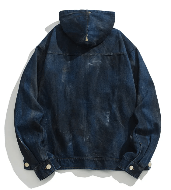 Japanese Brand × Vintage "Dirty Work-M" Denim Jacket Size US M / EU 48-50 / 2 - 2 Thumbnail