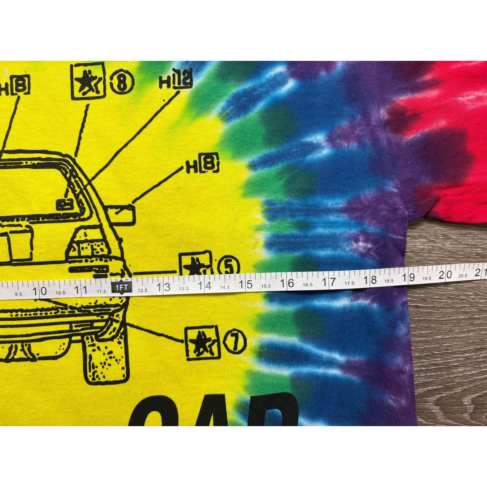 Other NEW Vibrant Men's Small Tie-Dye Tee - The Car Company Size US S / EU 44-46 / 1 - 5 Thumbnail