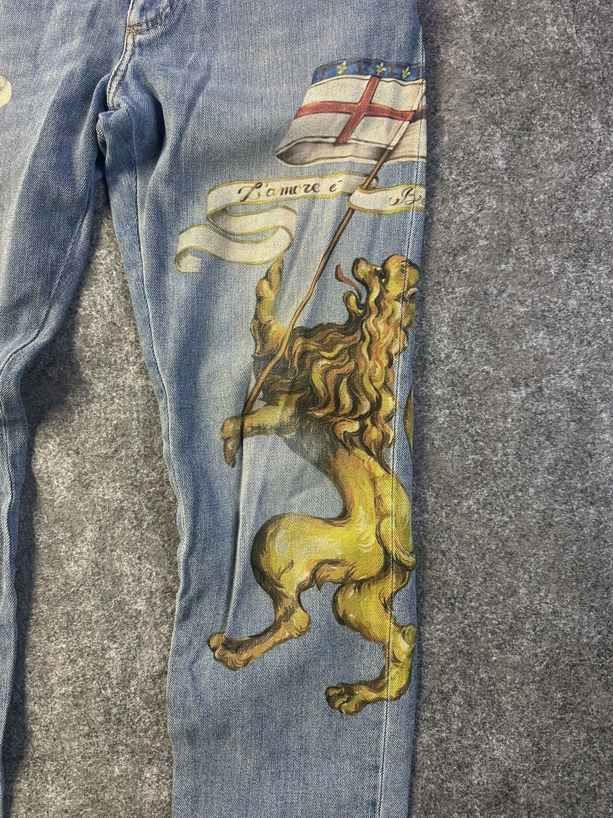 Dolce & Gabbana Dolce & Gabbana Skinny Men’s Jeans Size 50/34 Light Wash Size US 34 / EU 50 - 3 Thumbnail