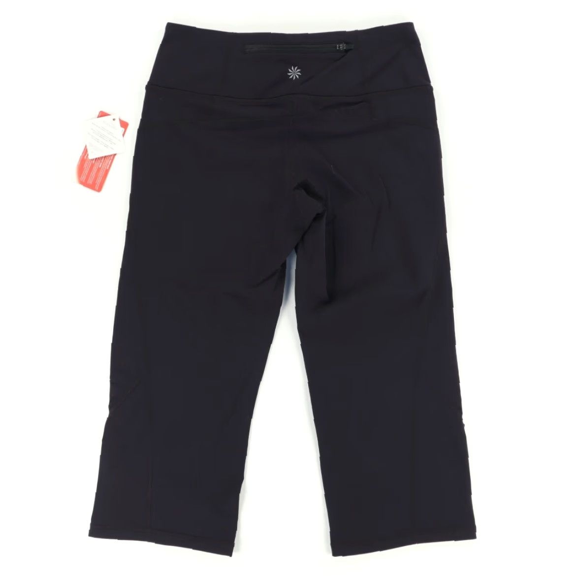 Athleta Athleta Black Women's XS Capri Coolmax Nylon Woven Athletic Pants Capris Relaxed Fit Activewear Shorts/Pants Size 26" / US 2 / IT 38 - 4 Thumbnail