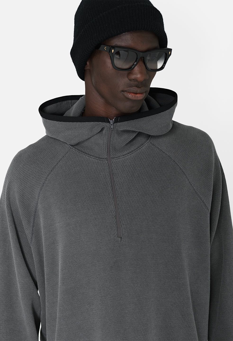 John Elliott Fleet Thermal Half Zip - Vintage Black Size US M / EU 48-50 / 2 - 1 Thumbnail
