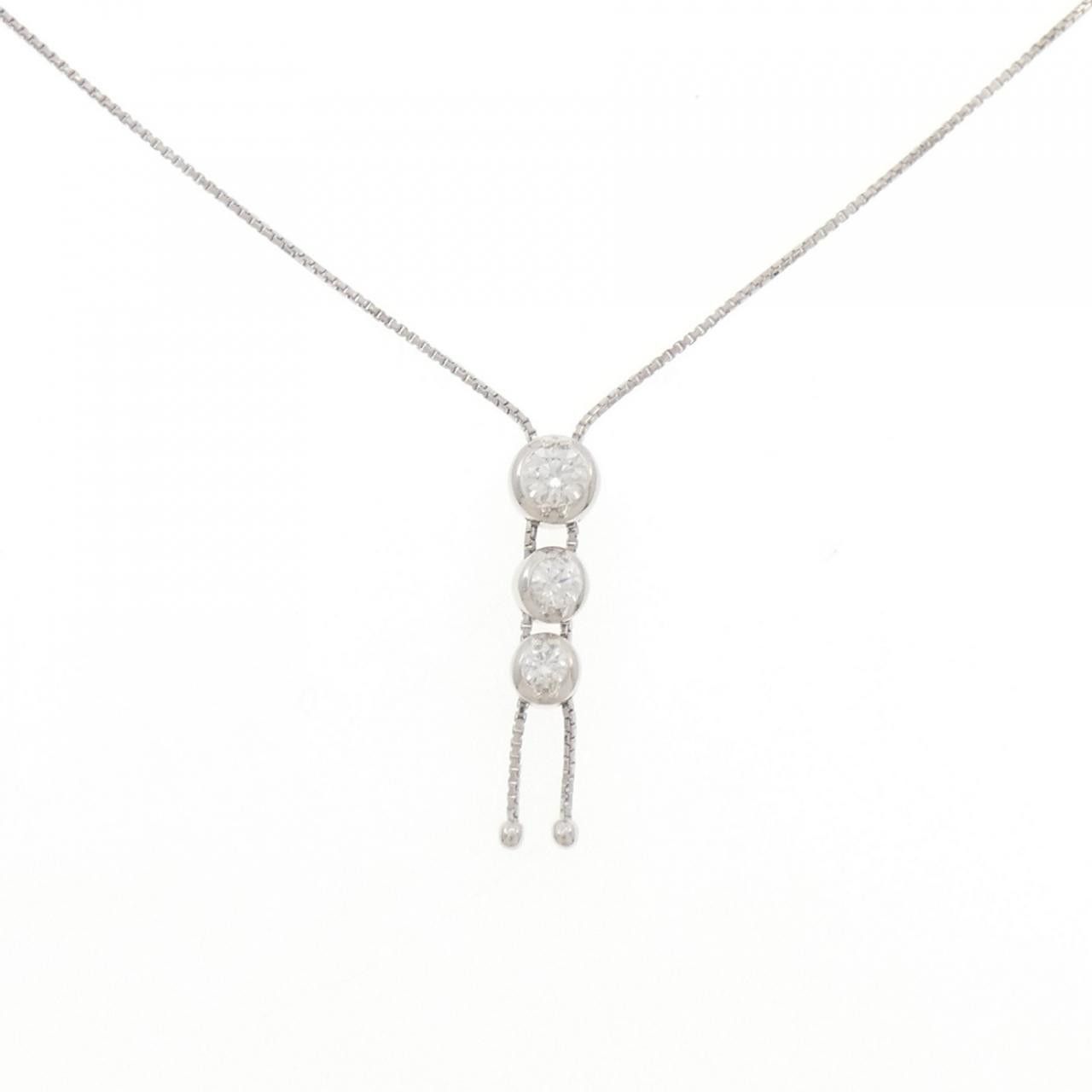 Other Tasaki Tasaki Au750 Diamond Necklace Precious Metal Necklace DUTY FREE for USA Size ONE SIZE - 1 Thumbnail