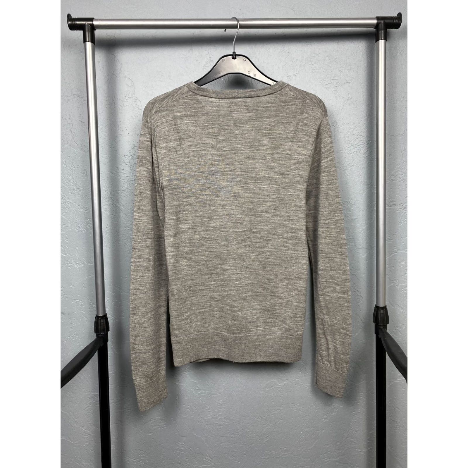 Allsaints Allsaints Mens V-Neck Merino Wool Knit Sweater Size S Gray Wool V-Neck Pullover Men XS? Size US S / EU 44-46 / 1 - 6 Thumbnail