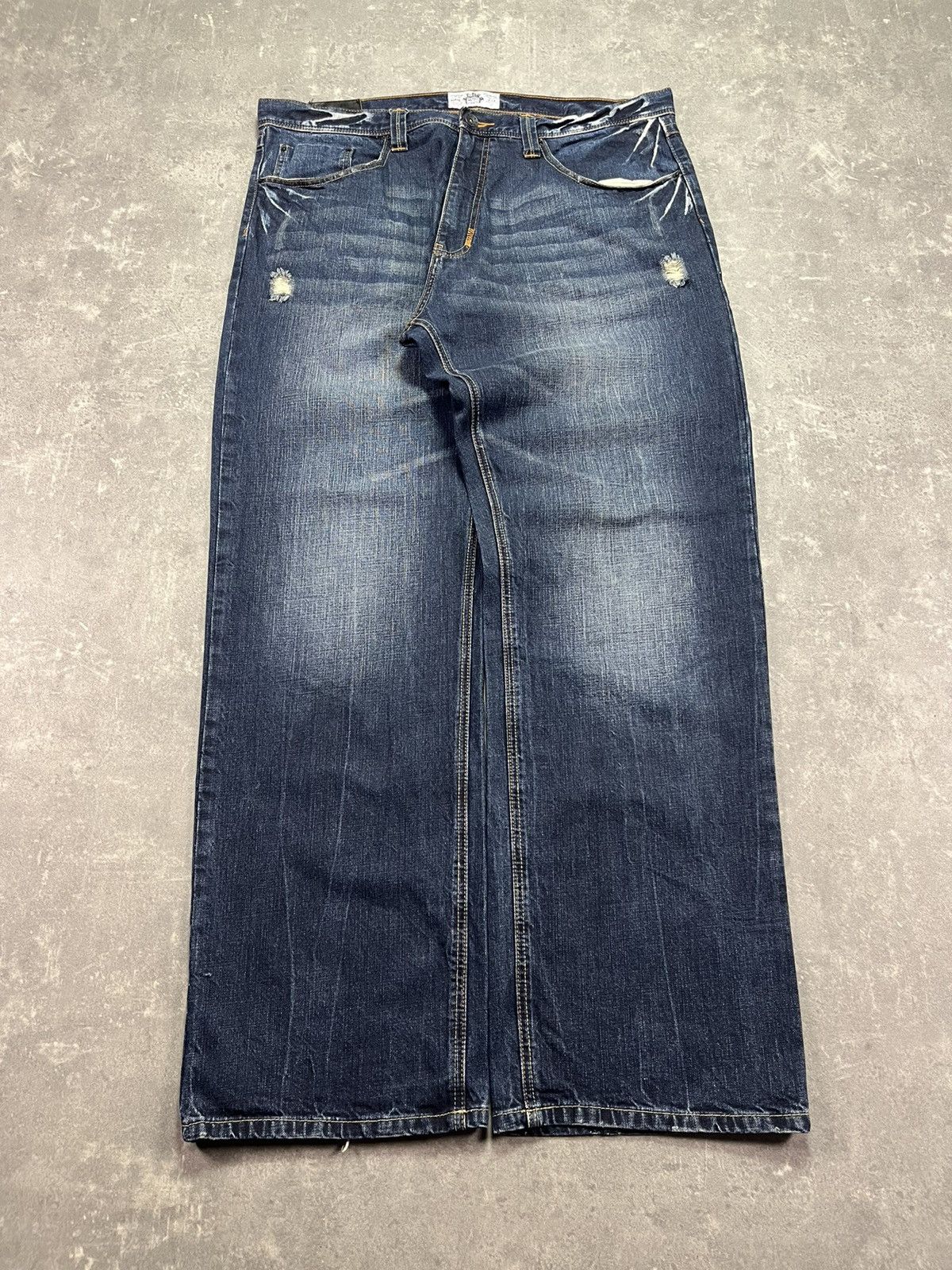 Akademiks Akademiks Vintage Pocket Logo Baggy Denim Jeans 40 Classic Size US 40 / EU 56 - 2 Thumbnail