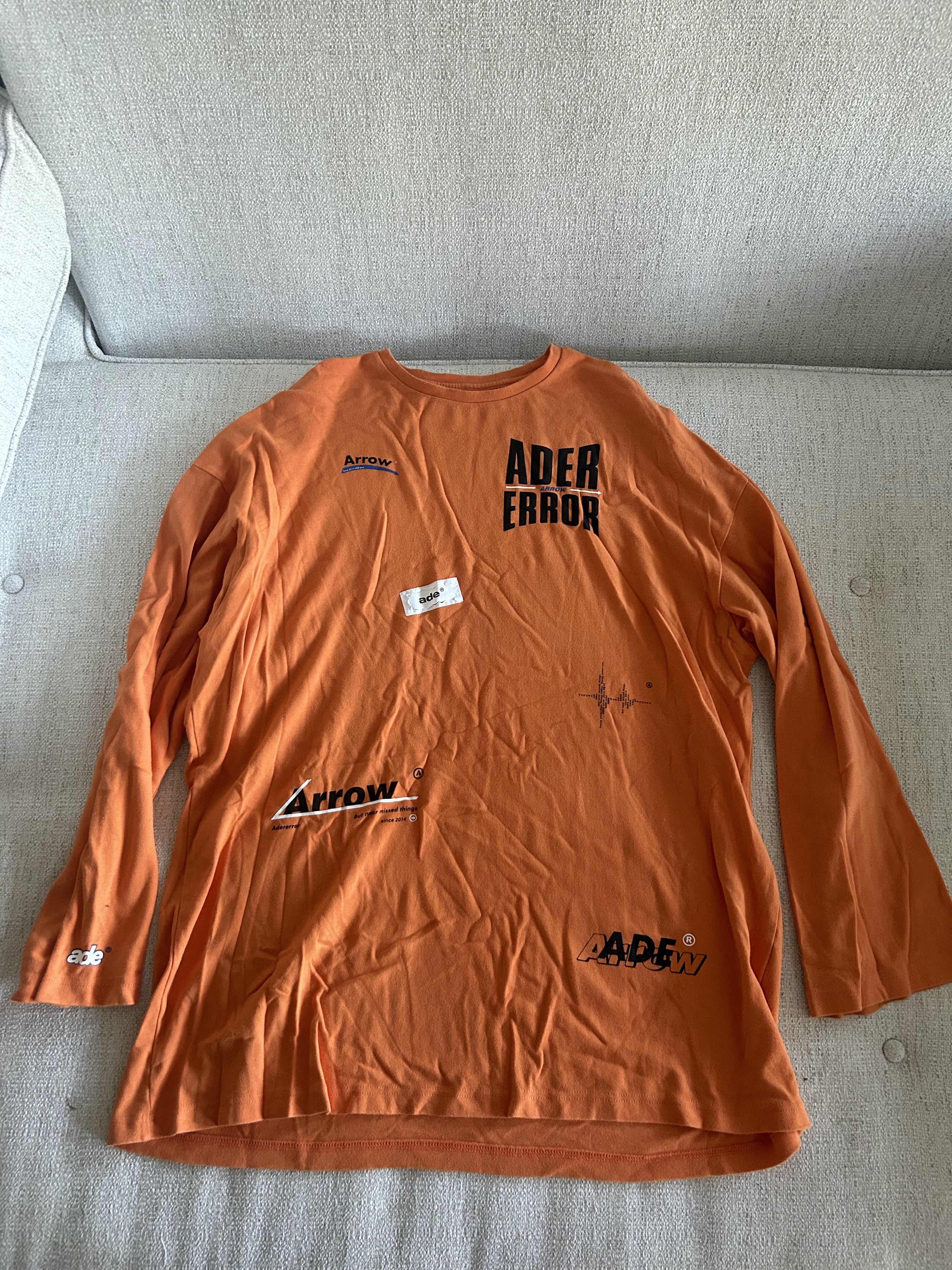 Ader Error Ader Error Oversized Logo Longsleeve Size US XXL / EU 58 / 5 - 1 Thumbnail