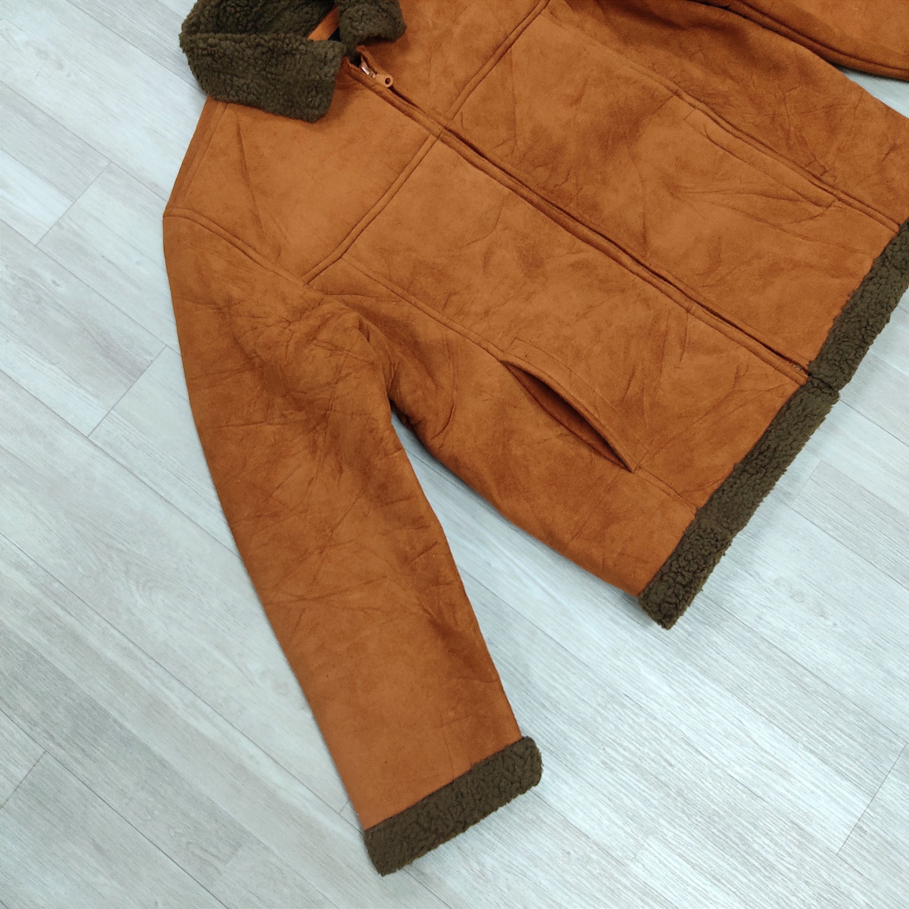 20471120 × Japanese Brand NOTA BANE Faux Sheepskin Shearling Sherpa Jacket Size US L / EU 52-54 / 3 - 7 Thumbnail