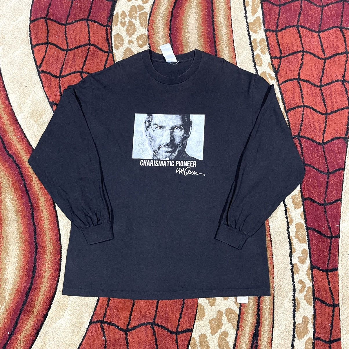 Apple Vintage Steve Jobs Apple Corporation Rare T Shirt Size US XL / EU 56 / 4 - 2 Thumbnail