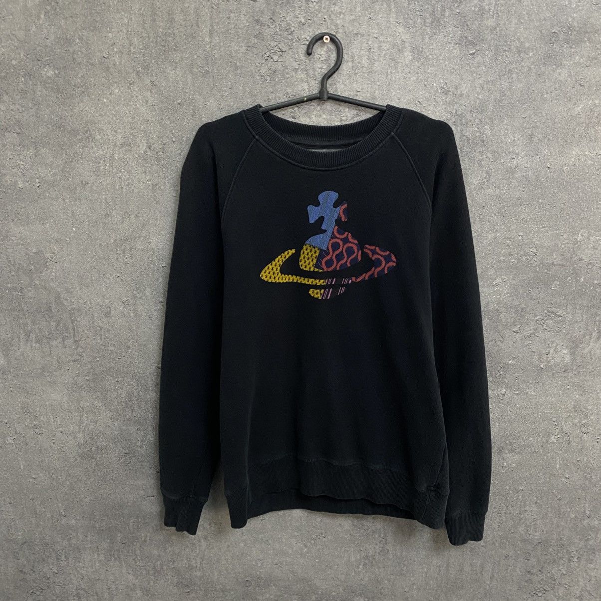 Vivienne Westwood Vintage Vivienne Westwood Sweatshirt Big Logo Y2K Size US XS / EU 42 / 0 - 1 Thumbnail