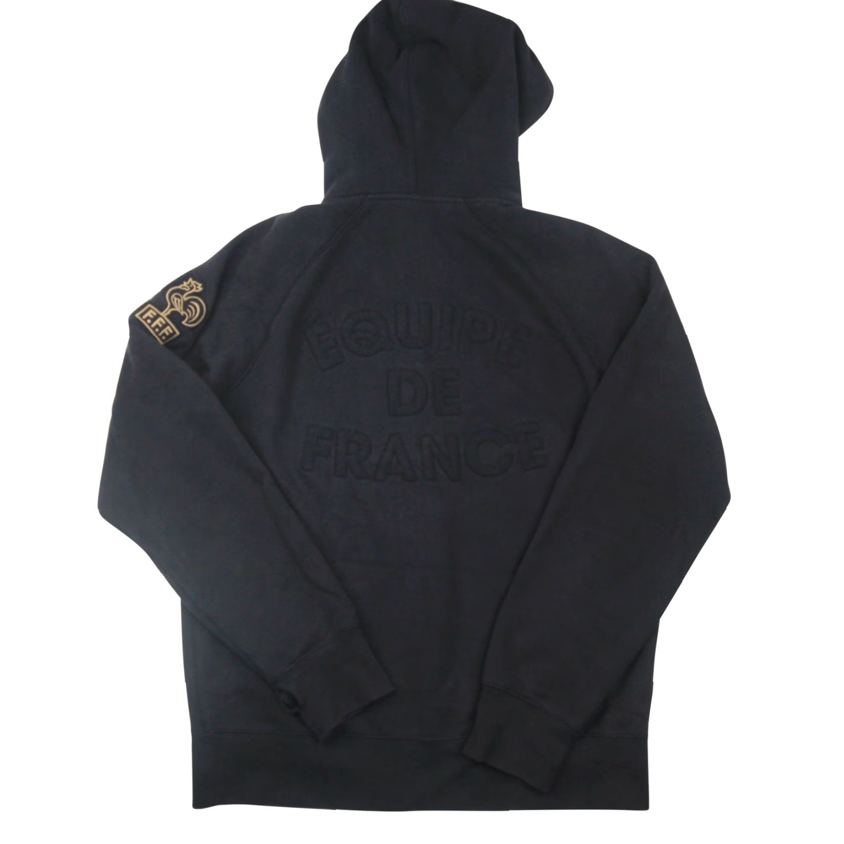 Nike VINTAGE Nike Mens Large Hoodie France Football Federation F.F.F. Black 80s 90s Football Merch Mens Size US L / EU 52-54 / 3 - 4 Thumbnail