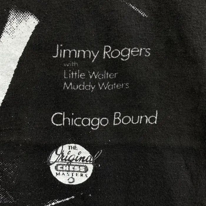 Vintage Vtg 80’ JIMMY ROGERS BLUES Chicago Bound Album Tee Shirt Size US L / EU 52-54 / 3 - 7 Thumbnail