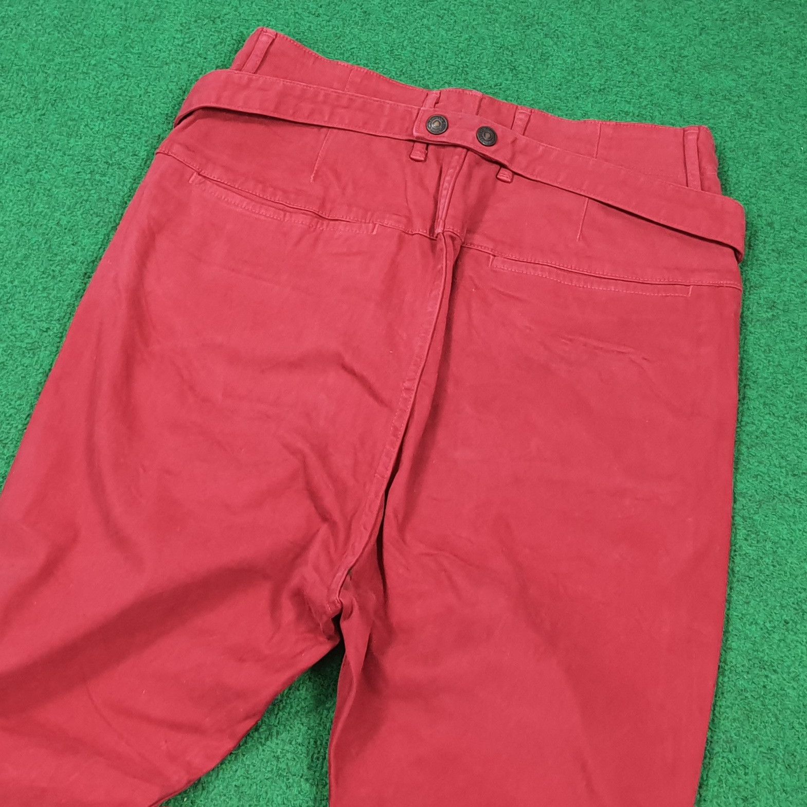 Kapital Vintage KAPITAL Japan Red Tencel Stretch Pants C297N25 Size 26" / US 2 / IT 38 - 4 Thumbnail