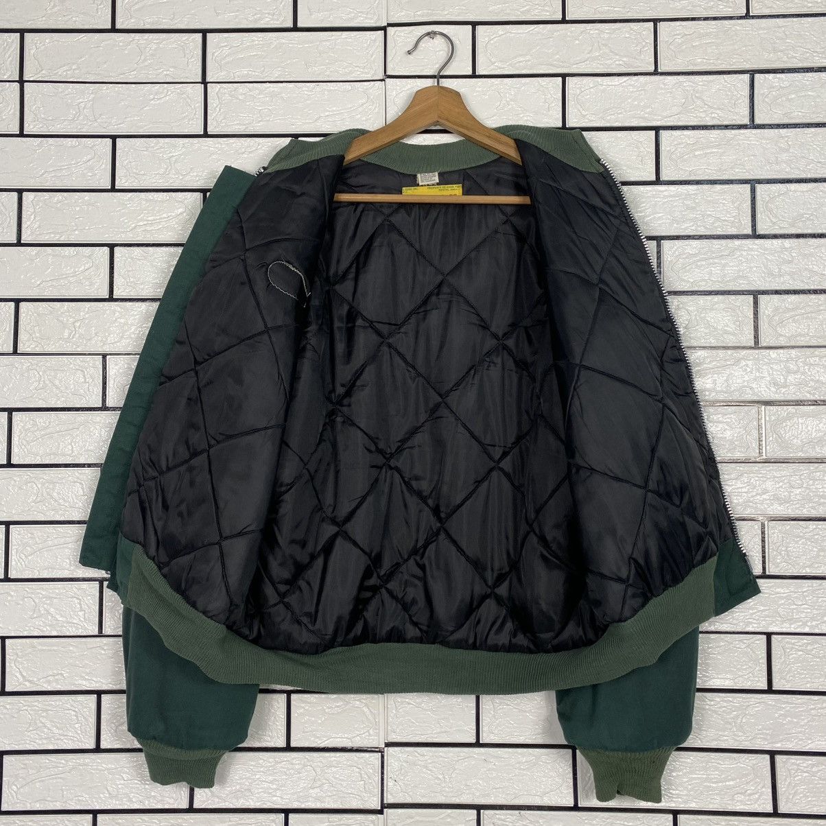 Vintage 🔥VINTAGE FLY BOMBER JACKET 60’s WORK DUCK CANVAS DETROIT Size US M / EU 48-50 / 2 - 14 Thumbnail